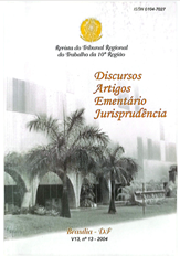 					Visualizar v. 13 n. 13 (2004): Revista do Tribunal Regional do Trabalho da 10ª Região
				